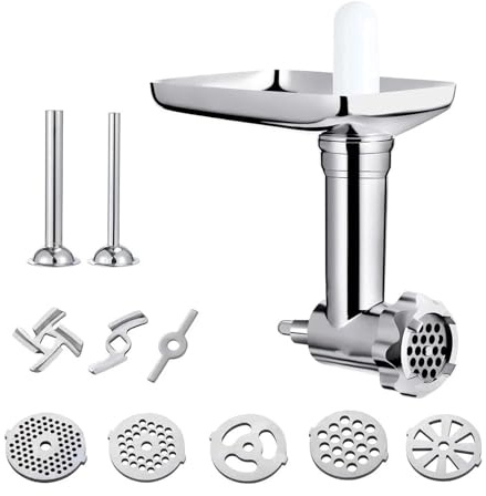 Accessorio For Tritacarne In Metallo Compatibile Con Robot Da Cucina KitchenAid, Insaccatrice, Tritacarne E Robot Da Cucina.