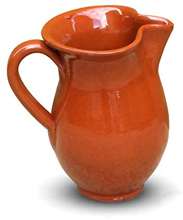 Valdearcos Spanish Terracotta Wine Sangria Jug Vase - 1/2 Litre / 0.5 Litre