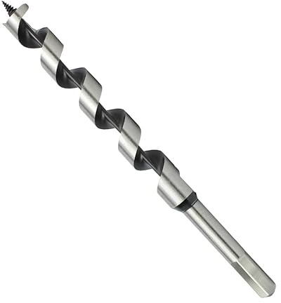 Weischer® - Schlangenbohrer 18 x 230 mm | Holzbohrer Spiralbohrer | 6-Kant-Schaft | Gewindespitze für präzise Bohrung | Weich- & Hartholz | stabiler & bruchfester Bohrer