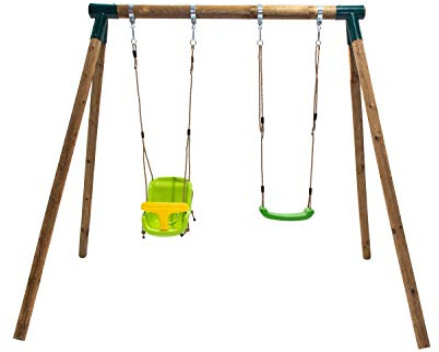 MASGAMES Doppelschaukel Kibo mit Kindersitz MA700036
