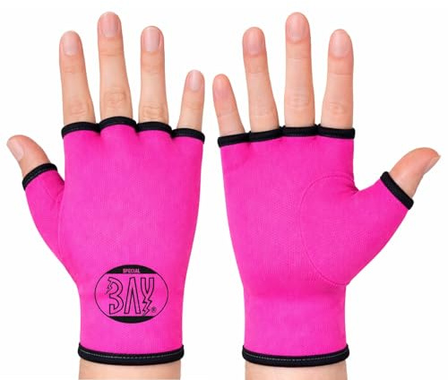 BAY Innenhandschuhe Boxen Muay Thai MMA Training, Elastisch Boxbandagen Kampfsport Sparring Handbandagen, Inner Boxing Gloves, Boxsack Punchingbälle Punchinghandschuhe XS-XL