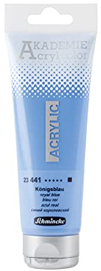 Schmincke AKADEMIE Acryl color Königsblau in 120 ml-Tube, 23 441 012