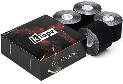 K-Tape® Schwarz Box of 4 (4 Rollen, à 5cm x 5m)