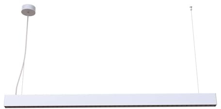 Arcchio LED Büroleuchte Jolinda slim (Modern) in Alu aus Aluminium (2 flammig,) - Bürolampe Arbeitsplatzlampe Hängeleuchte Pendelleuchte Deckenleuchte Arbeitszimmerleuchte