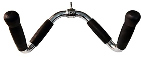 qibylift Latzugstange, Kraftstation Latzug Griff, LAT Pull Down Bar Krafttraining Griffe für Kabelzug Pulley Widerstandsbänder Trizepsseil Schlingentrainer Seilzug Fitness und Home Gym