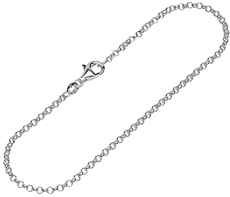 NKlaus pulsera de plata esterlina 925 19cm cadena de guisantes redonda de ancho de las señoras pulsera de la cadena nueva multa 12673
