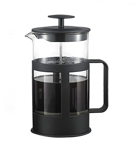 Daoyuan Kaffeebereiter, French Press Kaffeemaschine, 304 Edelstahl Kaffeekanne Teekanne Mit 3- Stufen Filtersystem, Haltbare Hitzebeständige Borosilikatglas Kaffeepresse, Leicht Zu Reinigen