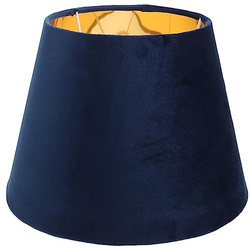 Lurrose Stoff-Lampenschirm, Ersatz-Fass-Lampenschirm aus Leinen, aufsteckbarer, E27-Lampenabdeckung für Tischlampe, Stehleuchte, Heimdekoration (25 x 25 x 18 cm)