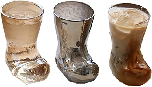 ADIASEN 3PCS Boots Design Cocktail Cup Glass Beer Cup Beer Cup Juice Cup Drink Cup