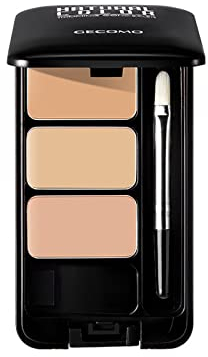 3 Color Concealer,Cover Acne Marks Concealer,Women Face and Eyes Professional Makeup Colour Correcting Palette Evens Skin Tone (01)