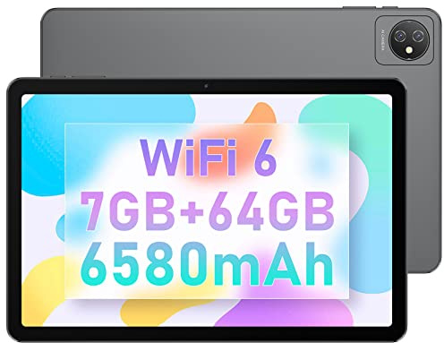 Blackview 10,1 TAB 8, Android 12, pekplatta, med 5G/2.4G, wifi 6 fyrkärnig, 7 GB RAM+64 GB ROM/TF 1 TB, 6 580 mAh batteri, 13 MP/BT5/dubbel låda 2-i-1 högtalare
