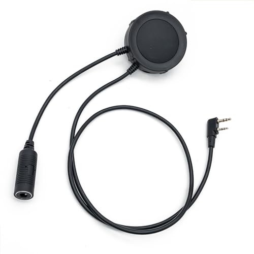 EARMOR Auriculares tácticos Kenwood versión PTT estándar militar 7.0 enchufe para adaptador de radio