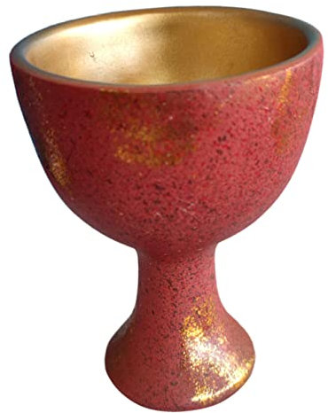 Cabilock Saint Graal Résine Coupe Sacrificielle Décorative Pour Offrandes Religieuses Et Cérémonies
