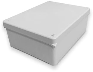 Boîte de Jonction et Dérivation Étanche en Saillie IP55 230x180x85 mm Gris