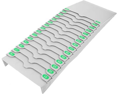 DIYEAH Support De Cartes Assiduité Extensible Rangement Flexible Pour Cartes Emplacements Pour Bureaux Et Entrepôts