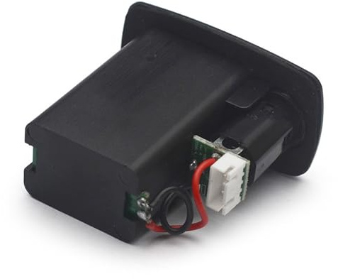 Couvercle de compartiment de batterie 9 V Couvercles de compartiment de rechange en plastique Boîtier de support pour guitare basse Partie micro