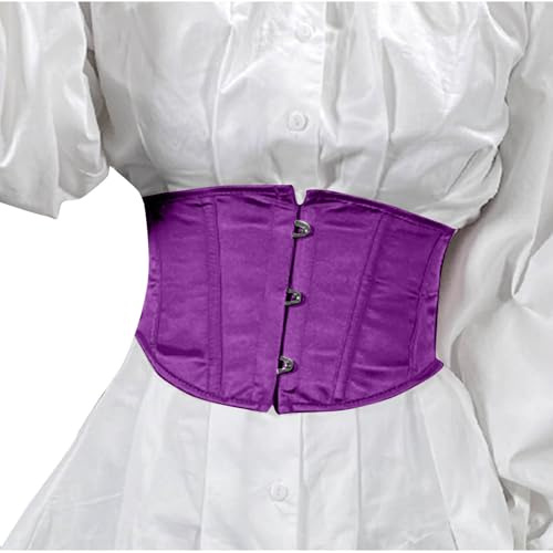 VPQILH Cintura Corsetto Donna Fronte Aperto Disossato Corpetto Top Addominale Dimagrante con Regolabile Coulisse Corset con Corsetto Cintura Stringivita Modellante Applica a Abito da Festa Corsetti