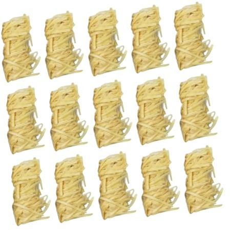 MAGICLULU 50pcs Natural Wooden Fire Starters Waxed Fire Lighters for Fireplace Campfires BBQ Grill Accessories Outdoor Camping Kindling Sticks