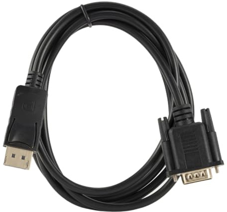 Sewroro Cable Adaptador Displayport Vga Macho Macho Ordenador Portátil y Monitor Conexión Estable y con Soporte Vídeo Full HD