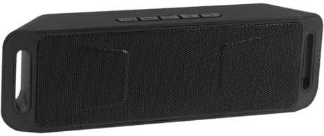 Toddmomy Kabelloser Mini Funklautsprecher Dual Treiber Subwoofer Tragbar Outdoor und Zuhause Nutzung Kompakt Langlebig Einfache Bedienung Hochwertiger Klang Schwarz