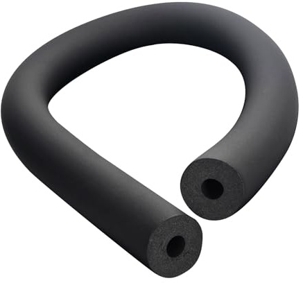 Rohrisolierung 1.8m Schaumstoff Schlauch Isolierung Rohr Dämmung Ø 50mm | 15mm Stärke für Heizungsrohre & Sanitär