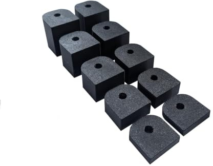 Down Pipe Bracket Extenders. Spacers for Floplast 68mm Round Clips | Set of 10 standoff spacers for gutter down pipes clips