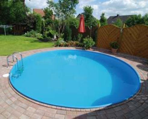 Rundbecken IBIZA 500 x 150 cm Folienstärke 0,8 mm Stahlwandbecken