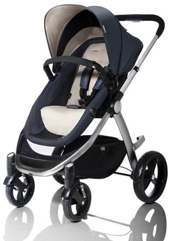 Mountain Buggy Cosmopolitan Stroller with Rain Cover (Stone)