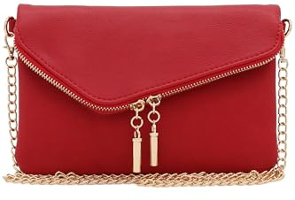 FashionPuzzle Women's Envelope Clutch Evening Bag Cross-Body Bags