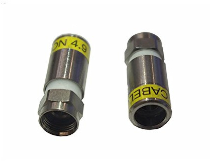 Cablecon F-56-CX3 - Conector de compresión (30 unidades, 4,9 mm)
