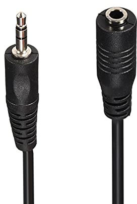 axGear 3.5mm MF Male to Female Audio Headset Stereo Extension Cable Cord 30Ft 10M
