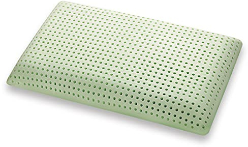 Marcapiuma Oreiller à mémoire de Forme Bio Green avec Aloe Vera Housse déhoussable 100% Coton Oeko-Tex Standard 100 Hauteur 12 cm Orthopédique Respirant Bio Memoryfoam Coussin Cervical Made in Italy