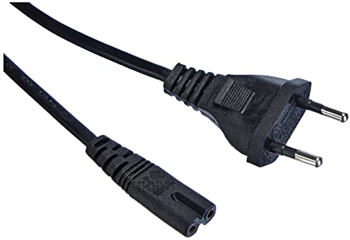 Akyga AK-RD-02A Netzkabel für Laptop 2 Pin Polig IEC C7 / CEE 7/16 Europlug 3.0m
