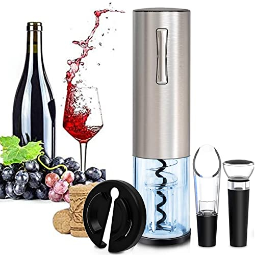 Heart Horse Sacacorchos Eléctrico Recargable Abridor de Botellas de Vino Profesional Automatico con Cortador de Papel, Vertedor, Tapón de Vino de Vacío