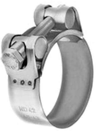 RIEGLER GBS51ES 1.4301 (W4) - Fascetta per bulloni snodati in acciaio INOX, campo di serraggio 48-51 mm, larghezza banda 22 mm
