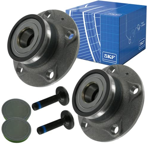 2x SKF Radlager hinten Radlagersatz mit Radnabe | VKBA 3656 für A3 Q2 LEON ALTEA GOLF V 6 7