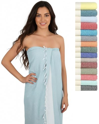 Flora Furora Asciugamano Mare Grande, Teli Mare cotone Spiaggia, 100x200 Telo Mare Donna Uomo | Fouta Beach Towel Pareo, sauna da casa finlandese, telo picnic coperta, viaggio