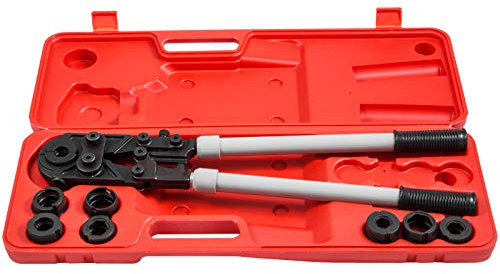 YyDDs Pince à sertir Pince à sertir Contour U/V pour Tuyau PEX/cuivre/Composite U16-32 V15-28