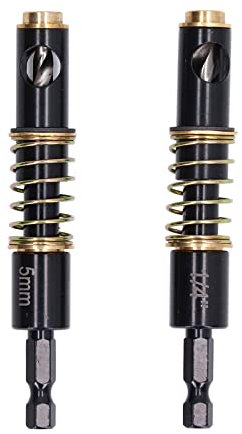 OKJHFD Hinge Drill Bit HSS Hinge Hole Punch, 5mm 1/4 Inch Milling Cutter Drilling Machine Woodworking Tool Accessories