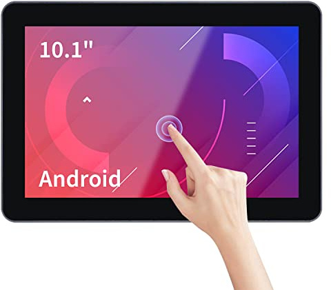 TouchWo 10.1 inch Touchscreen Monitor, Android Touchscreen Computer Include WiFi, Built-in Speakers, RK3568 RAM 2G & ROM 16G, HD-MI Monitor for POS, Menu Screen, Digital Picture Fram