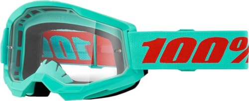 100% STRATA 2 Goggles - Sports Goggles for Motocross & Mountain Biking - Eyewear for Bike Riders - Motocross Goggles for Men