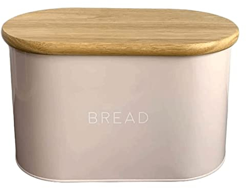 Moda paneras Panera de Metal con tapa superior almacenamiento de pan duradero contenedor de pan encimera contenedor de pan para almacenamiento de rollos de pan soporte de pan hermoso Generoso