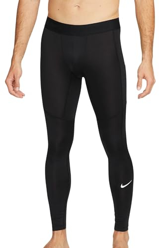 Nike Np Dry-fit Leggings för man, Black/White, M