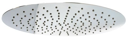 Schulte Kopfbrause 40 cm Chrom, Hochwertige Regendusche verchromt, Kugelgelenk, EinfachCLEAN System, einstellbarer Neigungswinkel, Ersatz oder Erweiterung für Duschsysteme