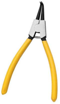 BJDSI 175mm di Pinza Seeger Esterne Curva,Molla Interna,Antiruggine,Testa Standard.