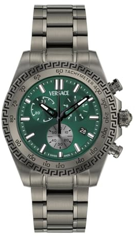 Versace Herren Chronograph Quarz Armbanduhr Chrono X