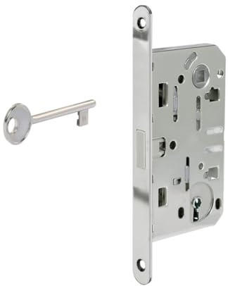 SERRATURA MAGNETICA TIPO AGB BONAITI STV PER PORTE INTERNE (Zincato, Solo Serratura)