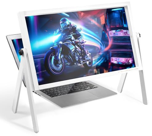 Harmospeed Lente di Ingrandimento per Lettura da Tavolo, Ingranditore Schermo per Smartphone Computer Portatile Notebook Lettura per Anziani (Bianco)
