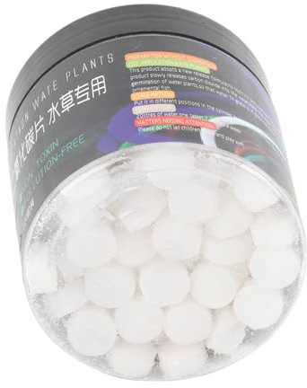 LICAEVEY CO2-Tablette, Effizienter Kohlendioxid-Diffusor für das Wachstum von Aquarienwasserpflanzen, 20 Tabletten für 400 L Wasser, Praktische Lösung für Blühende Pflanzen