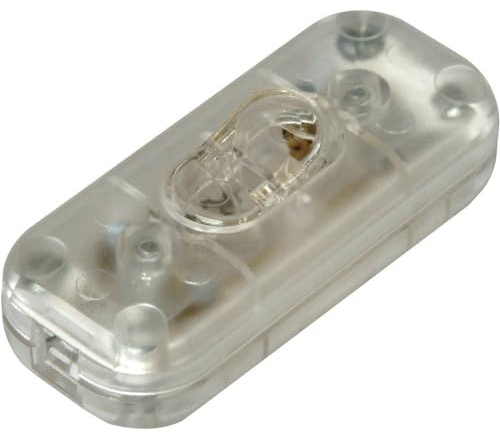 Kopp 191310089 Câble interrupteur intermédiaire 1 pôle 250 V 2 A Transparent